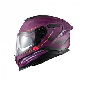Integrální helma na motorku Nexx Y.100R Baron fialová