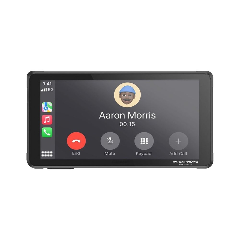 Displej Interphone RIDESYNC Apple CarPlay a Android Auto pro motocykly