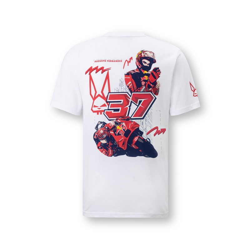 Tričko Red Bull Gas A. Fernandez bílé