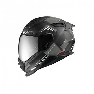 Integrální helma na motorku Nexx X.WST3 Fluence černo-stříbrná