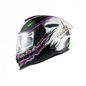 Integrální helma na motorku Nexx Y.100R Night Rider bílá