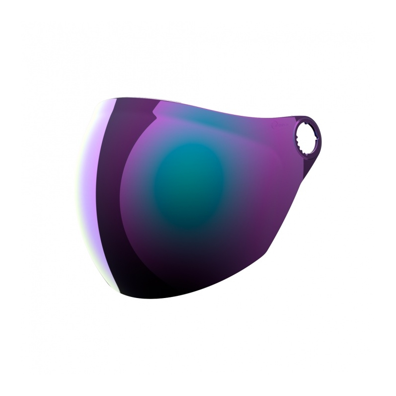 Plexi pro helmy Nexx X.G30 Bubble zelené zrcadlové