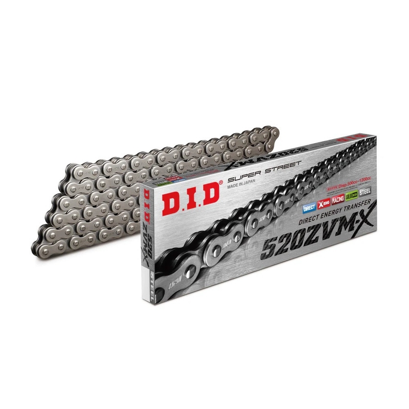 ZVM-X série X-Kroužkový řetěz D.I.D Chain 520ZVM-X 112 článků