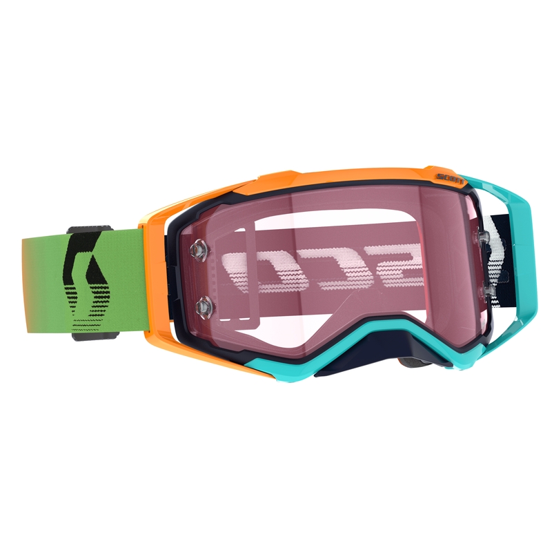 Motokrosové brýle Scott Prospect AMP modro-oranžovo-růžové