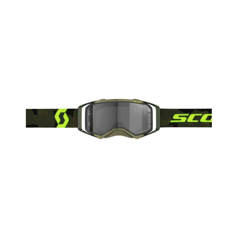 Motokrosové brýle Scott Prospect LS khaki-fluo žluto-světle šedé