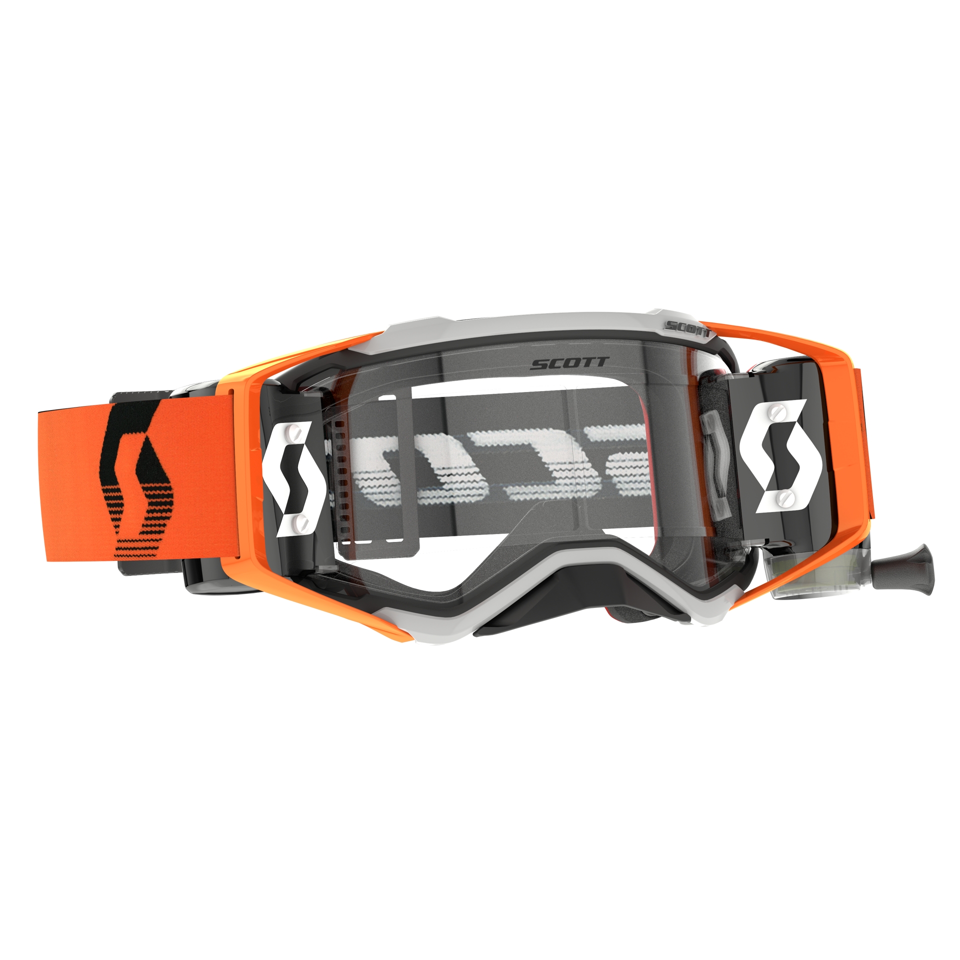 Motokrosové brýle Scott Prospect WFS šedo-oranžové