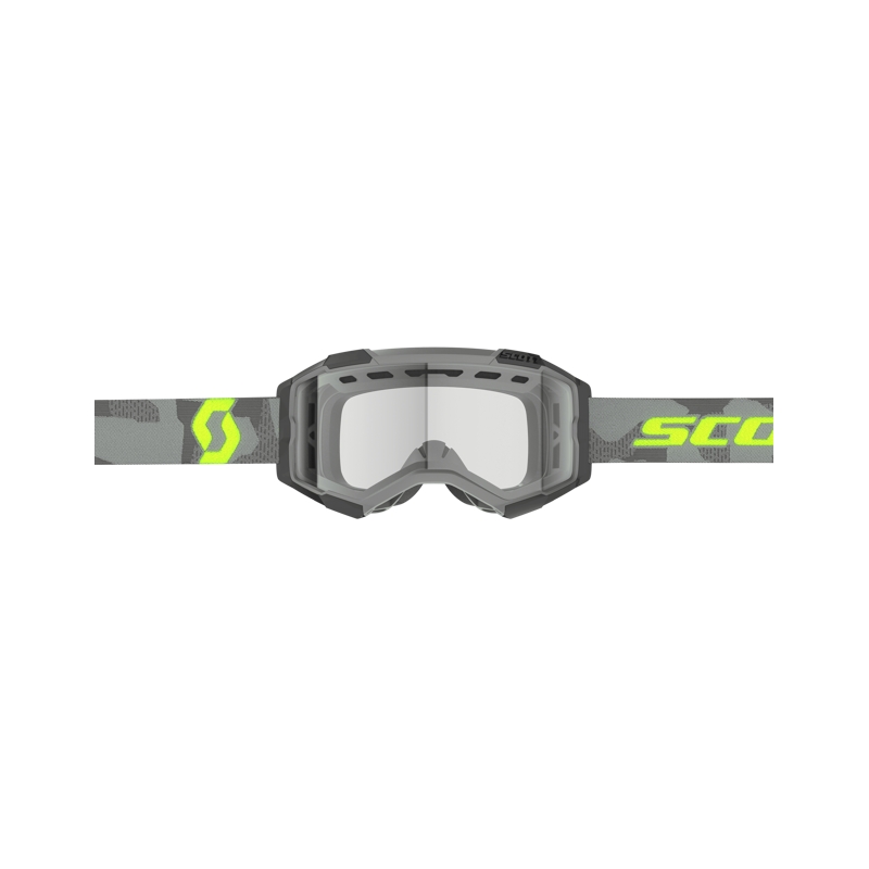Motokrosové brýle Scott Fury Enduro šedo-fluo žluté