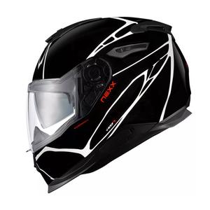 Integrální helma na motorku Nexx Y.100 B-SIDE černo-bílá