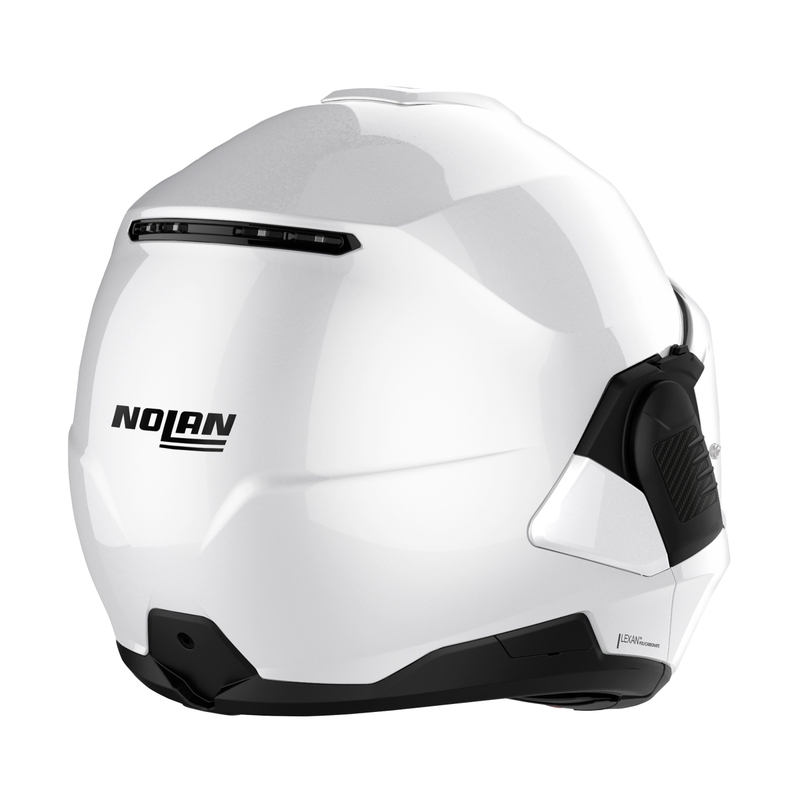 Překlápěcí helma na motorku Nolan N120-1 Classico N-com bílá