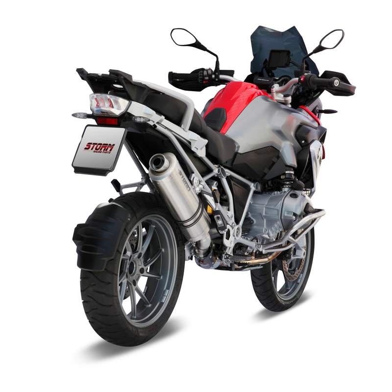Koncovka výfuku STORM OVAL Nerez pro BMW R 1200 GS 2013-2018, BMW R 1200 GS Adventure 2013-2018