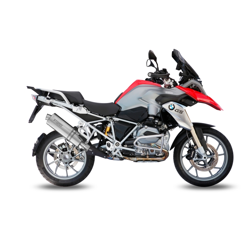 Koncovka výfuku STORM OVAL Nerez pro BMW R 1200 GS 2013-2018, BMW R 1200 GS Adventure 2013-2018