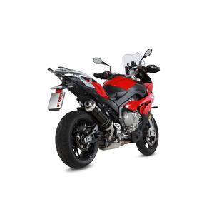 Koncovka výfuku STORM OVAL B.027.LX2B Černá ocel