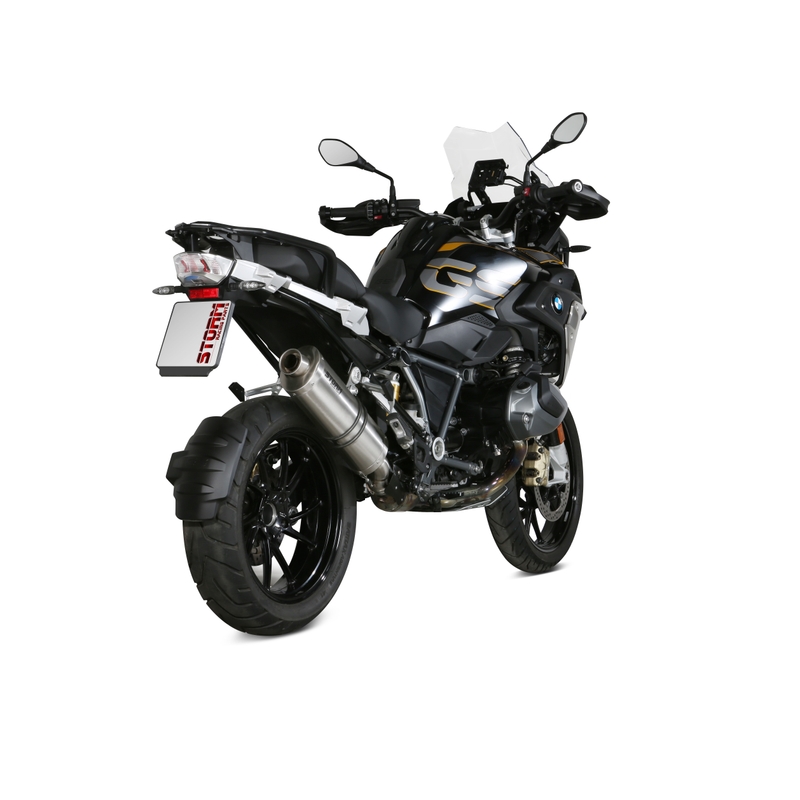 Koncovka výfuku STORM OVAL Nerez pro BMW R 1250 GS 2019-2023, BMW R 1250 GS Adventure 2019-2023