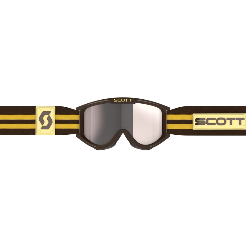 Motokrosové brýle SCOTT 89X Era hnědo-stříbrné
