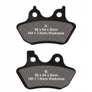 Brzdové destičky EBC EPFA400HH