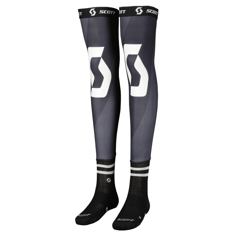 Podkolenky SCOTT Knee Brace černo-bílé