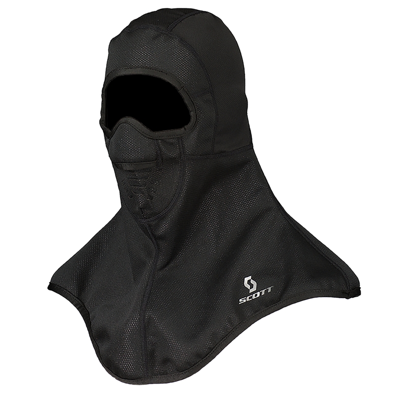 Kukla na motorku SCOTT Balaclava Wind Warrior černá