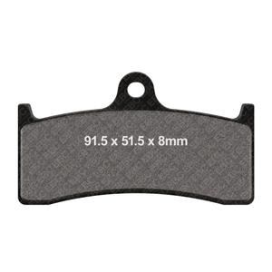 Brzdové destičky EBC FA424HH