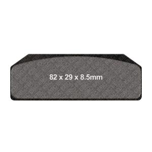 Brzdové destičky EBC GPFAX611HH