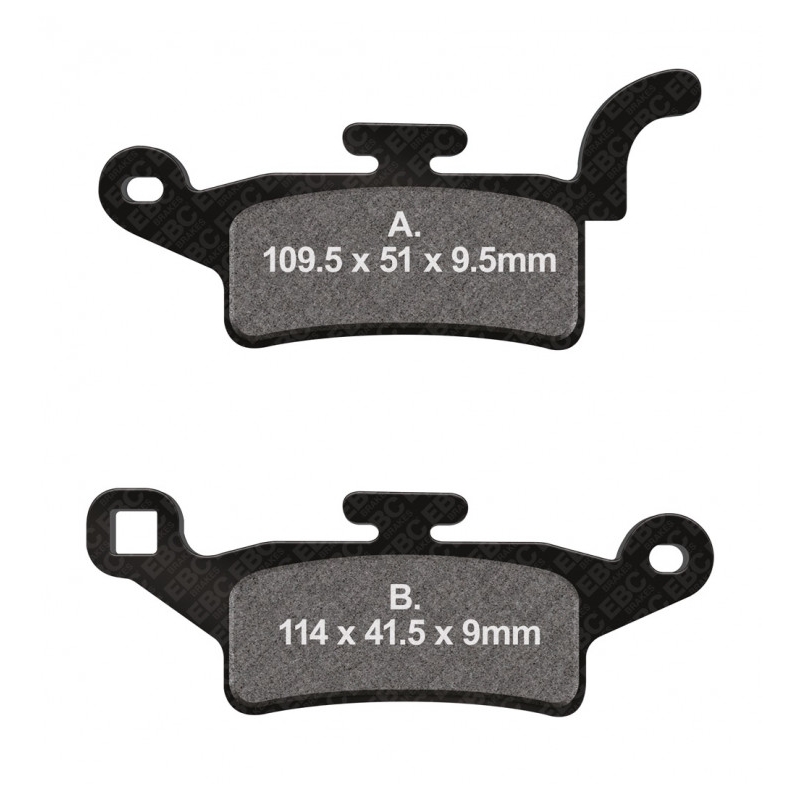 Brzdové destičky EBC pro YAMAHA YW 125 BWS  2010-2015, YAMAHA Xenter 125 2012-2020