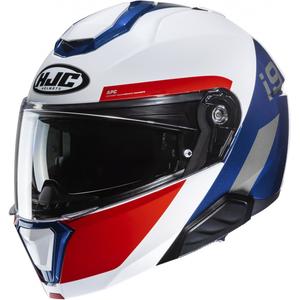 Výklopná helma HJC i91 Bina MC21 bílo-modro-červená