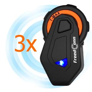 Sada 3 ks Bluetooth Intercomu T-MAX