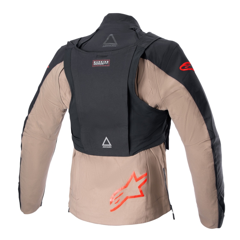 Bunda na motorku Alpinestars Techdura černo-hnědá