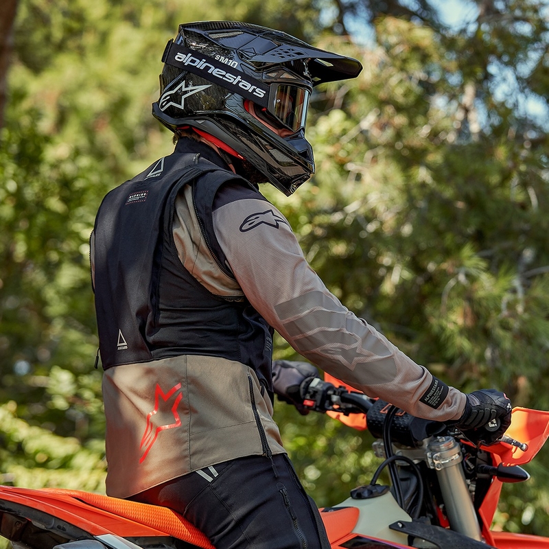 Bunda na motorku Alpinestars Techdura černo-hnědá