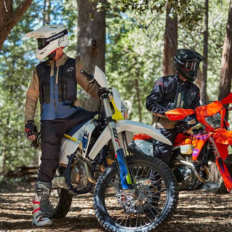 Bunda na motorku Alpinestars Techdura černo-hnědá