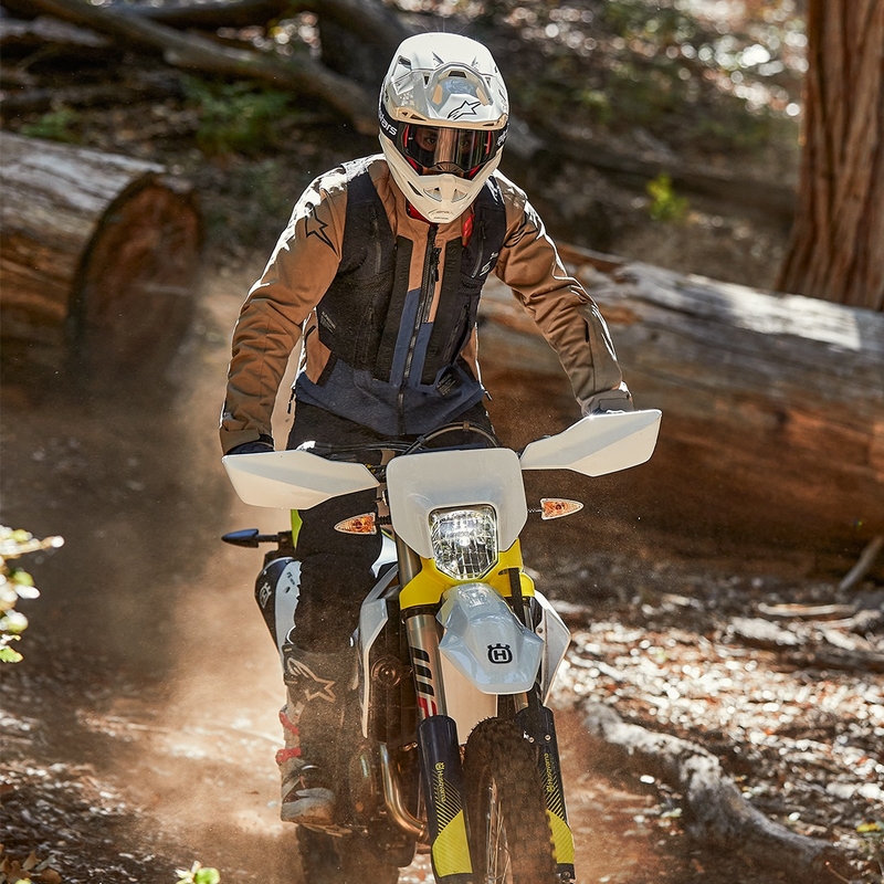 Bunda na motorku Alpinestars Techdura černo-hnědá