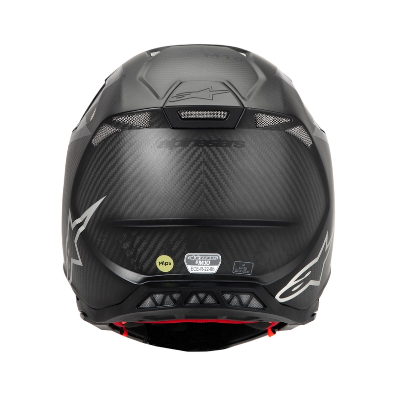 Motokrosová helma Alpinestars Supertech S-M10 Fame lesklý/matný karbon