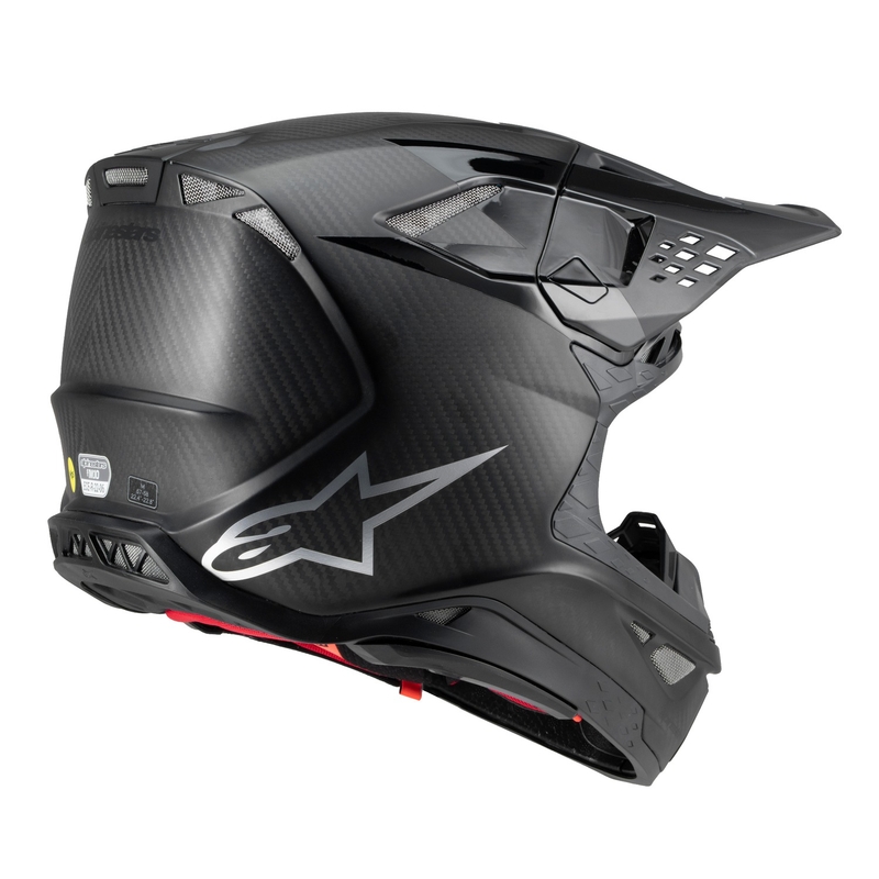Motokrosová helma Alpinestars Supertech S-M10 Fame lesklý/matný karbon