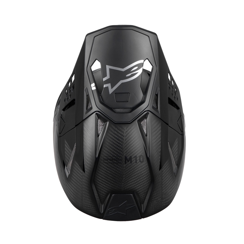 Motokrosová helma Alpinestars Supertech S-M10 Fame lesklý/matný karbon