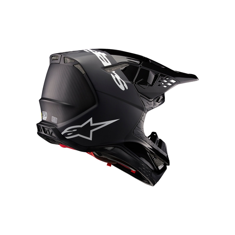 Motokrosová helma Alpinestars Supertech S-M10 Flood černo-tmavě šedá