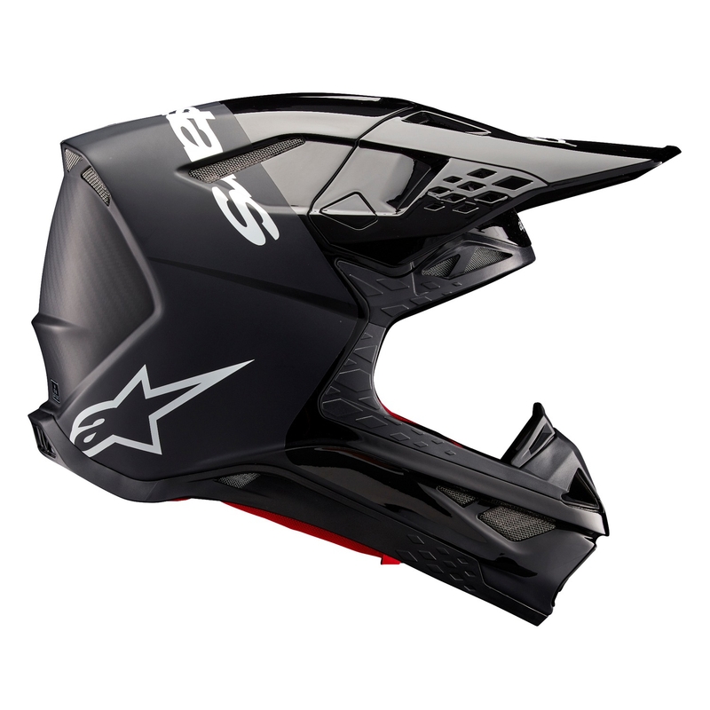 Motokrosová helma Alpinestars Supertech S-M10 Flood černo-tmavě šedá