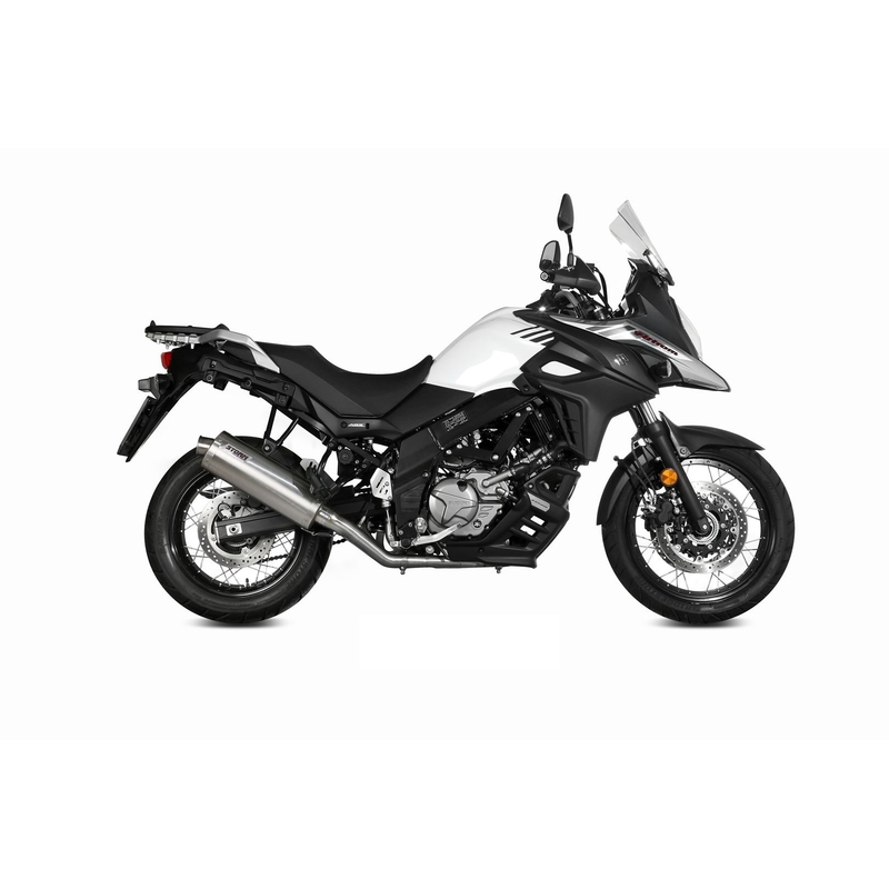 Koncovka výfuku STORM OVAL Nerez pro SUZUKI DL 650 V-STROM 2017-2024
