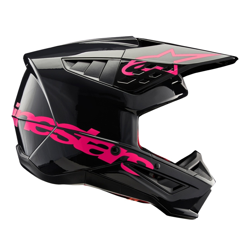 Motokrosová helma Alpinestars S-M5 Corp černo-růžová
