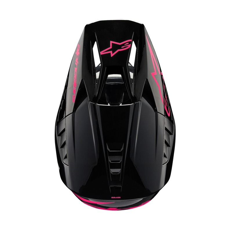 Motokrosová helma Alpinestars S-M5 Corp černo-růžová