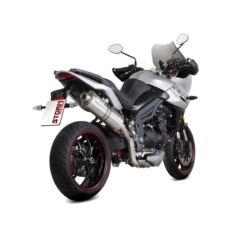 Koncovka výfuku STORM OVAL Nerez pro TRIUMPH Tiger 1050 Sport 2017-2021
