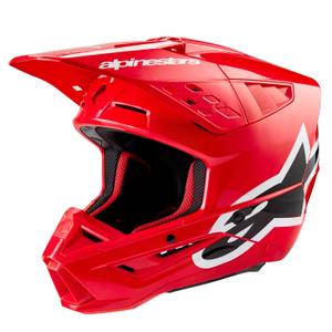 Motokrosová helma Alpinestars S-M5 Corp červená
