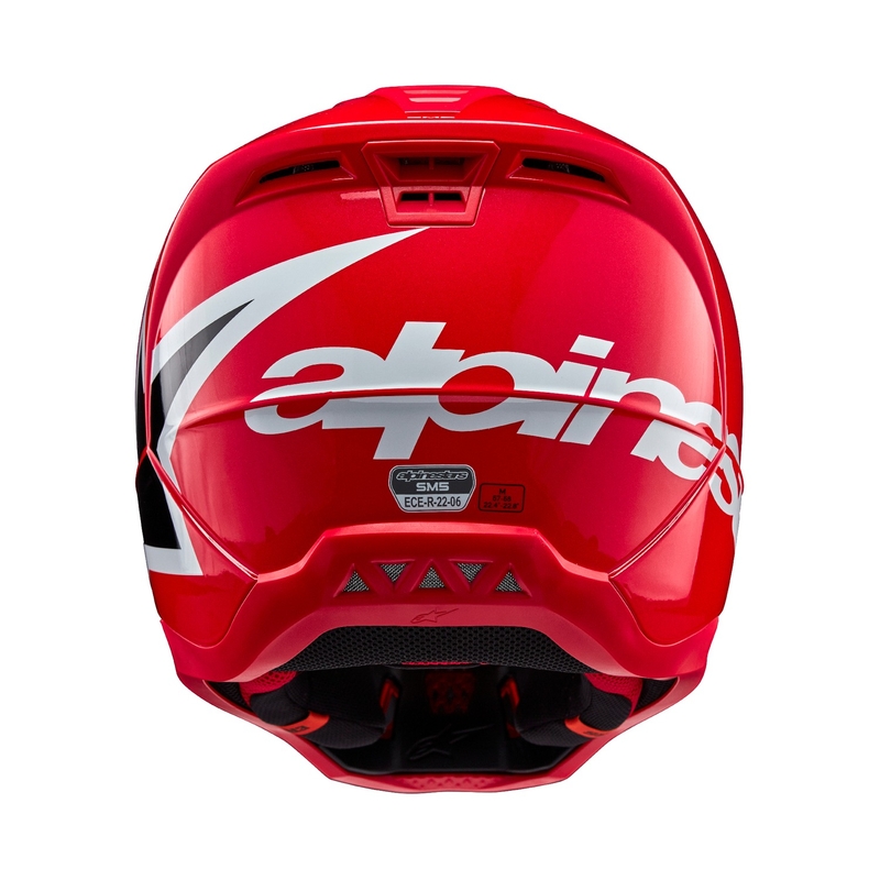 Motokrosová helma Alpinestars S-M5 Corp červená