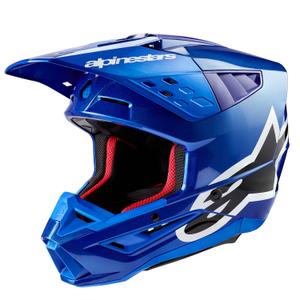 Motokrosová helma Alpinestars S-M5 Corp modrá
