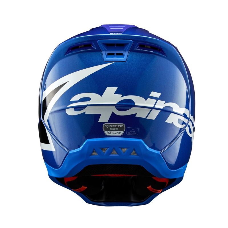 Motokrosová helma Alpinestars S-M5 Corp modrá