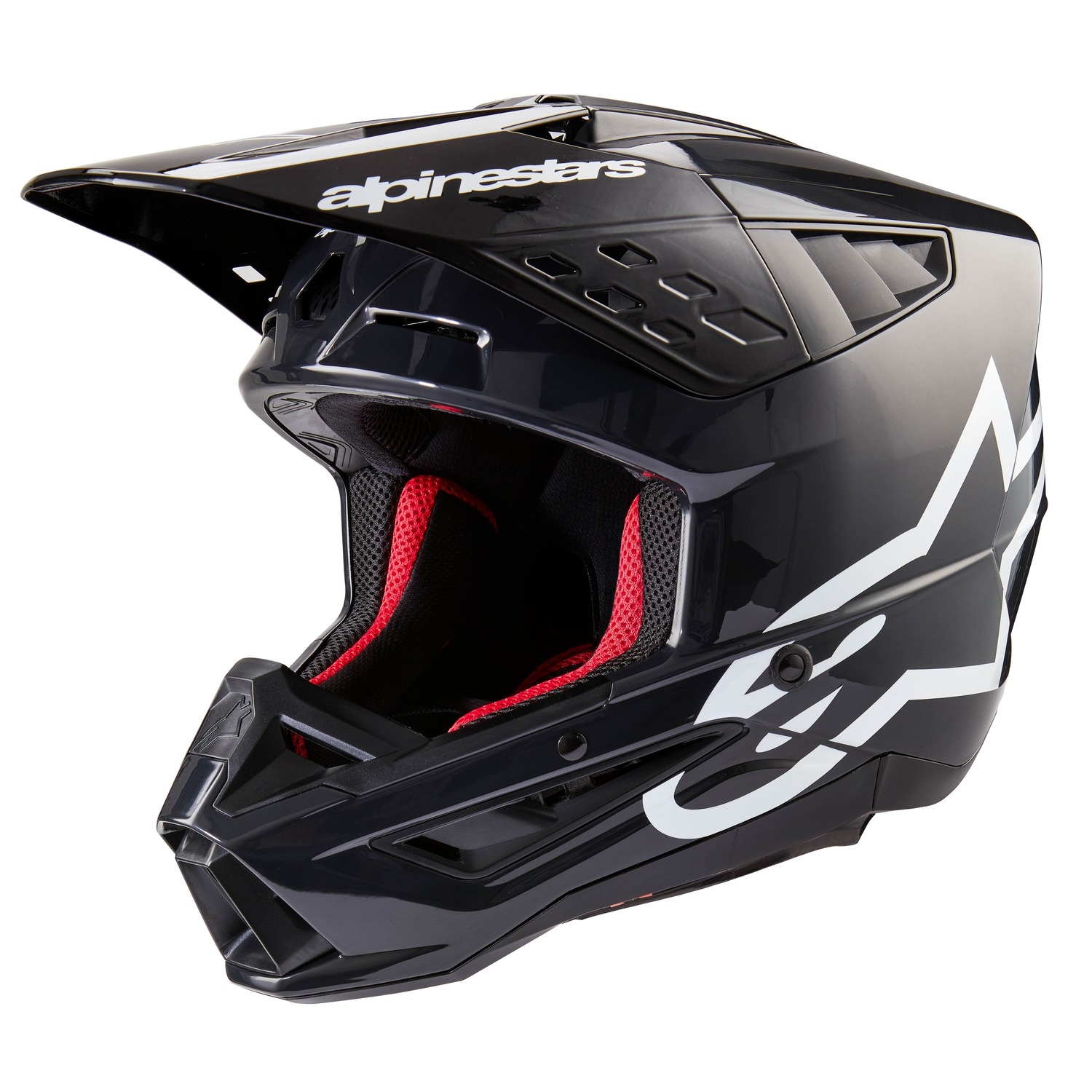 Motokrosová helma Alpinestars S-M5 Corp tmavě šedá Velikost: XS