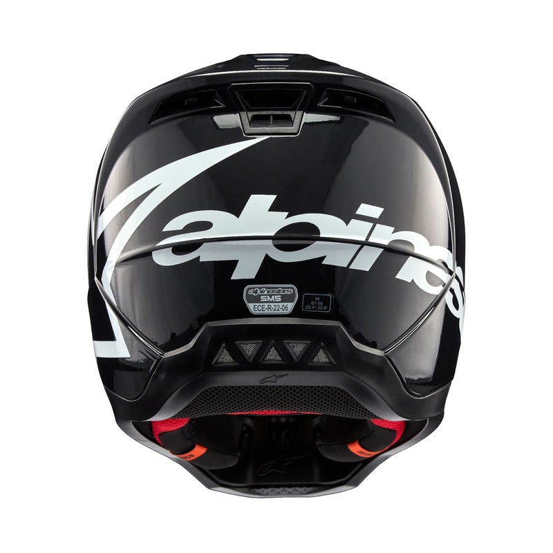 Motokrosová helma Alpinestars S-M5 Corp tmavě šedá