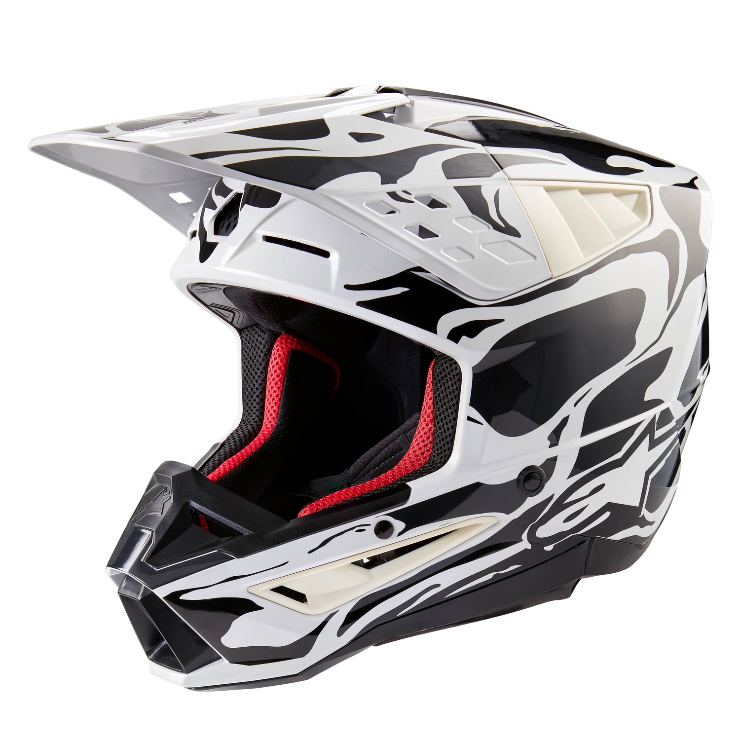 Motokrosová helma Alpinestars S-M5 Mineral šedá camo Velikost: XS