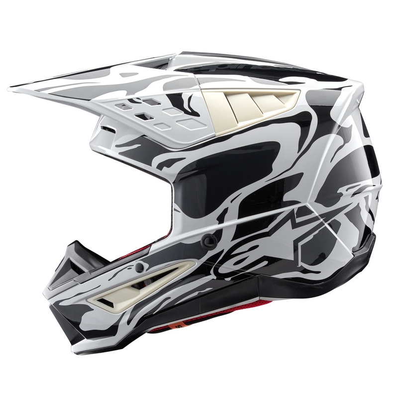 Motokrosová helma Alpinestars S-M5 Mineral šedá camo