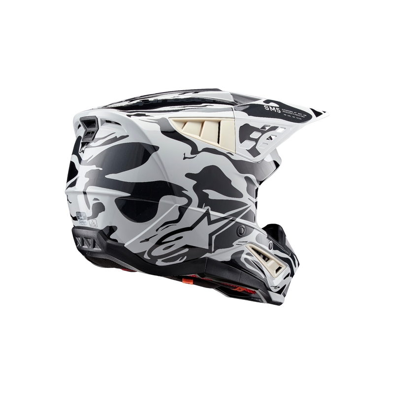 Motokrosová helma Alpinestars S-M5 Mineral šedá camo