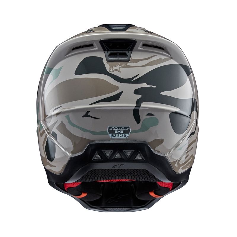 Motokrosová helma Alpinestars S-M5 Mineral šedo-zelená camo