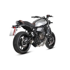 Výfuk kompletní 2x1 STORM OVAL Y.053.LX1B Černá ocel